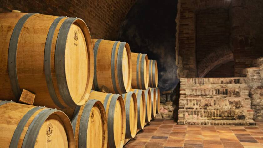 Barrel Room in the Winery