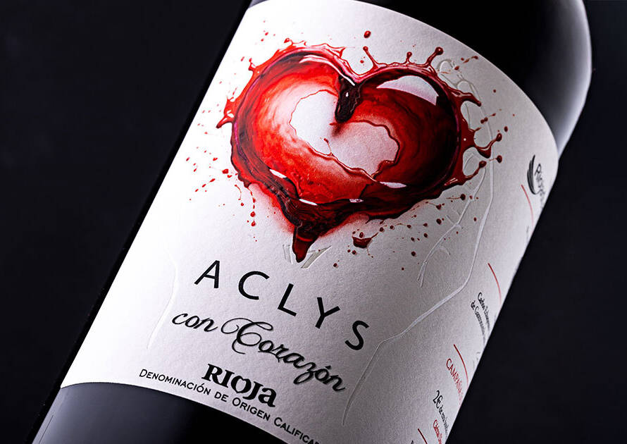 Botella vino Aclys