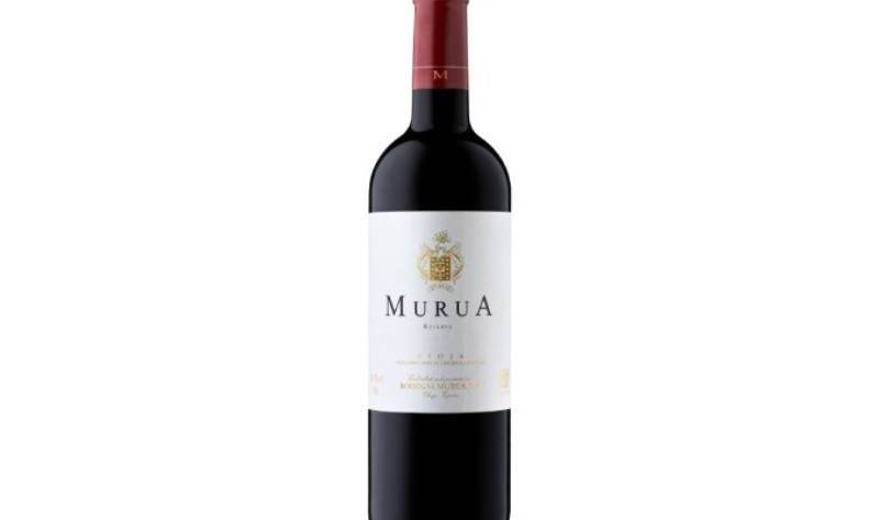 Botella vino tinto Murua