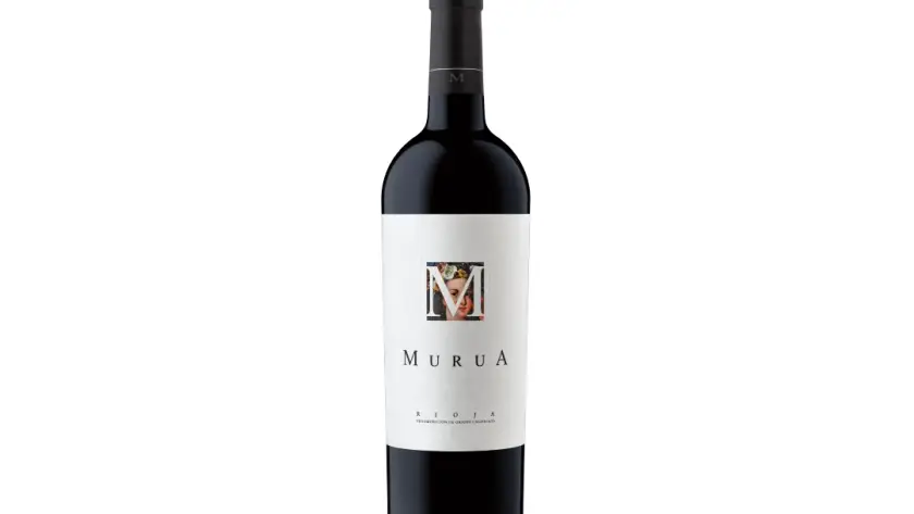 Botella vino tinto Murua