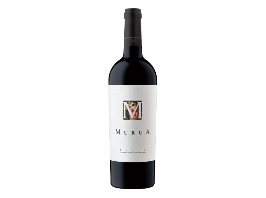 Botella vino tinto Murua