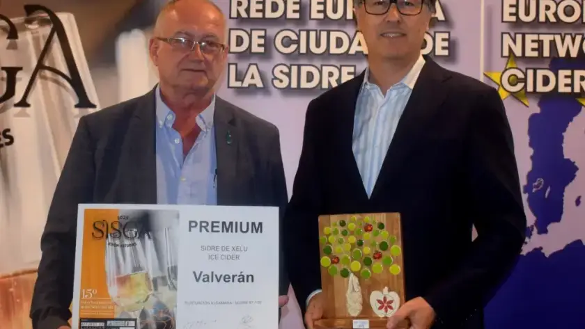 Recogida premios Sidre de Xelu