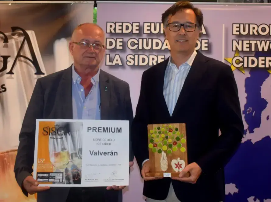 Recogida premios Sidre de Xelu